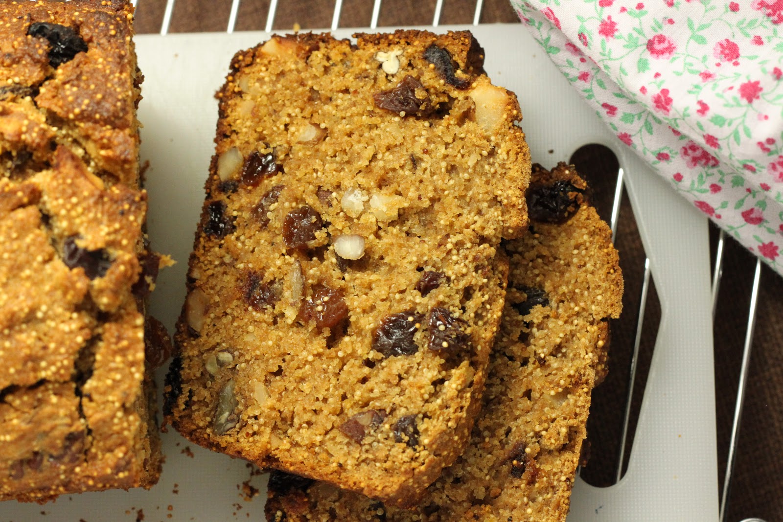 Simply Cooked Amaranth, Raisin, and Nut Loaf