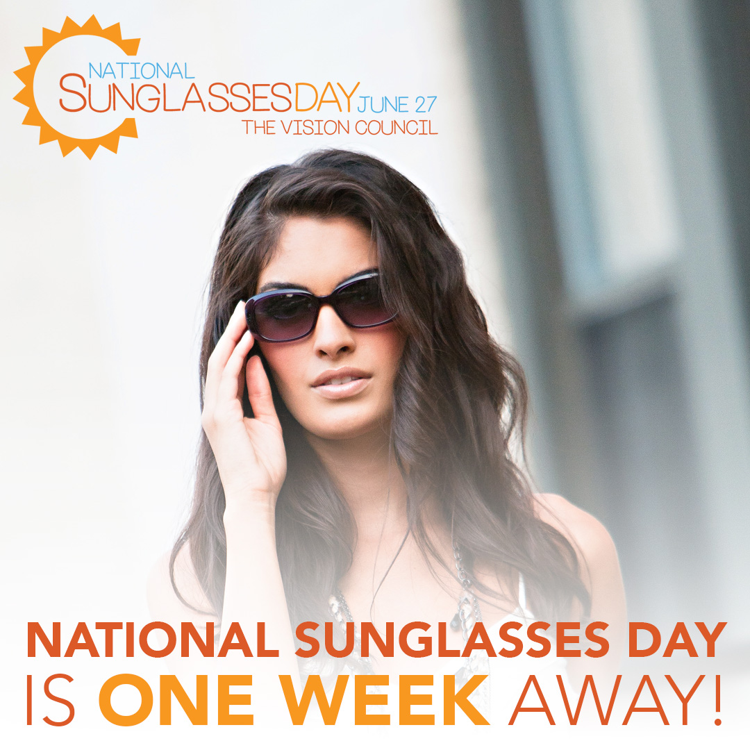 NATIONAL SUNGLASSES DAY 6/27