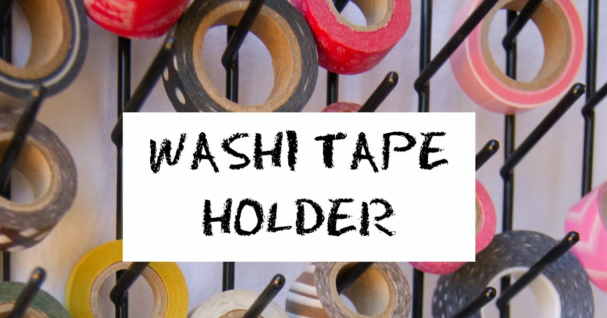 Washi Tape Holder - Organize and Display Your Ribbon Spools