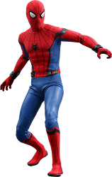 spider toys marvel homecoming standing scale figure sixth spiderman suit homemade action ice characters holland tom daddy stand skating sleeping