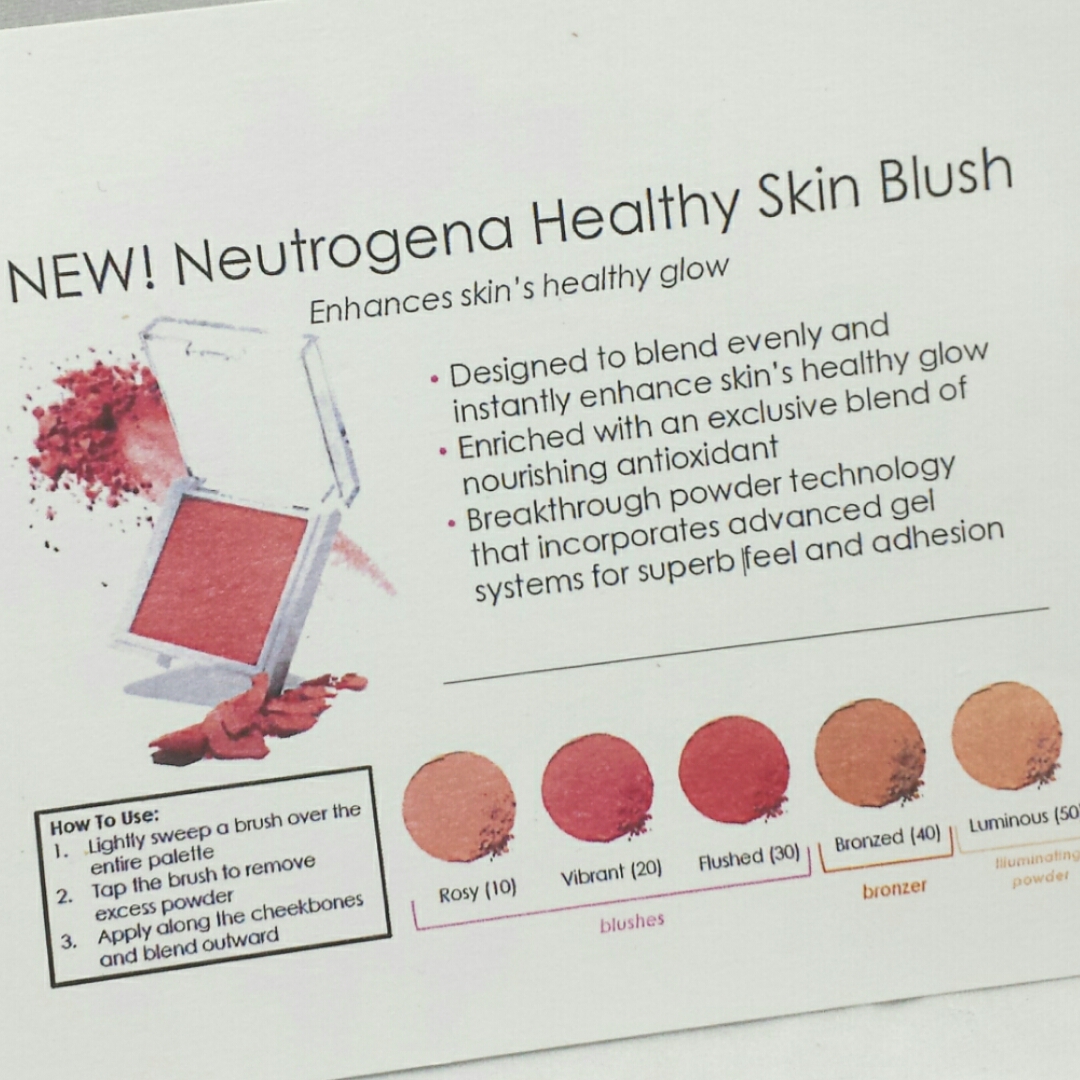 Jenn loves beauty Neutrogena Healthy Skin Blush and Sheer Highlighting