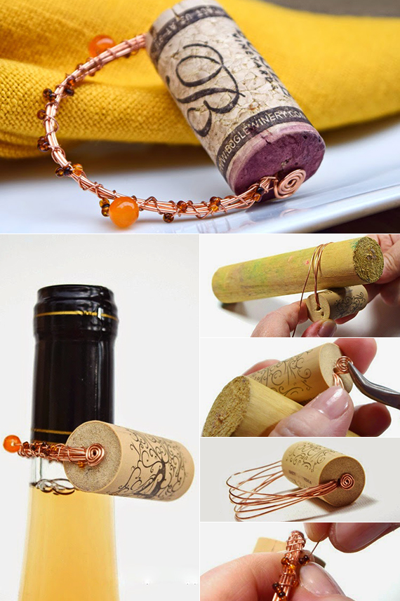 Crafts with Corks 30 creative and simple craft ideas Diy Fun World