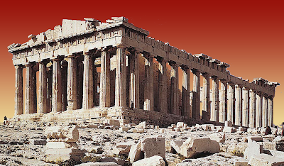 Gambar ilustrasi  runtuhnya Yunani Kuno