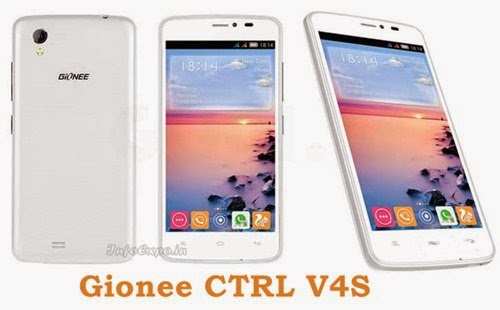 Gionee CTRL V4S: 4.5 inch IPS, 1.3GHz quad core, HotKnot,Android Smartphone Specs, Price