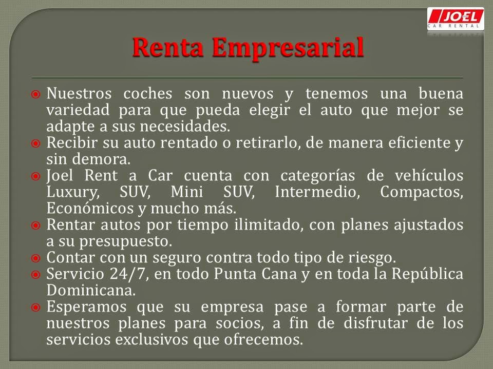 Quienes Somos Punta Cana Cars Rental Joel Car Rental