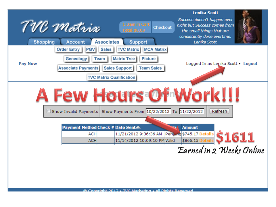 TVC Training Portal MCA Money PROOF