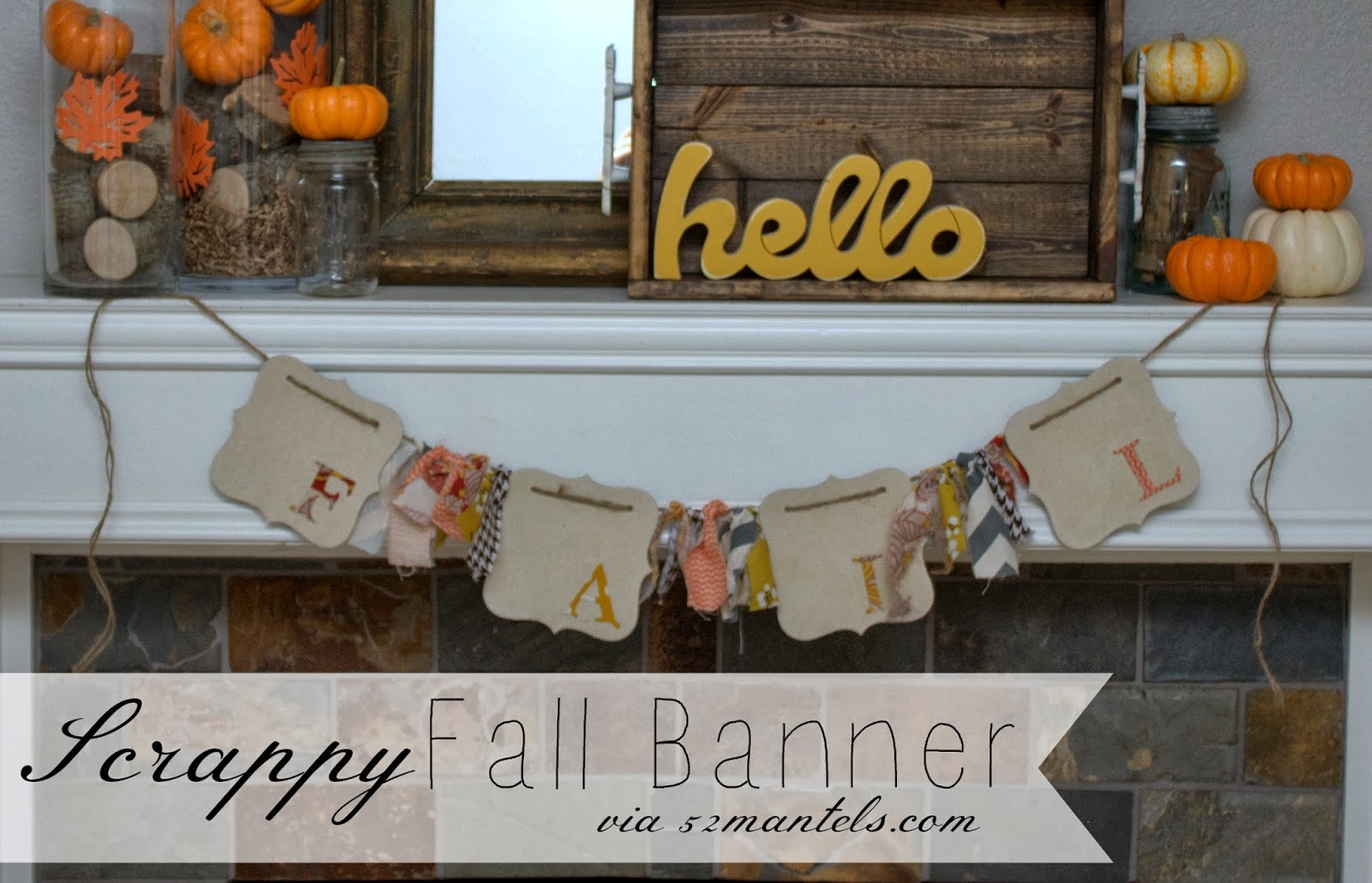 52 Mantels: Layered Fall Mantel 52 Mantels: Layered Fall Mantel
