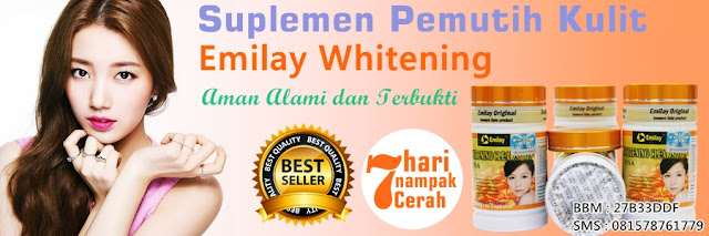 Suplemen Pemutih Kulit Emilay Whitening Original