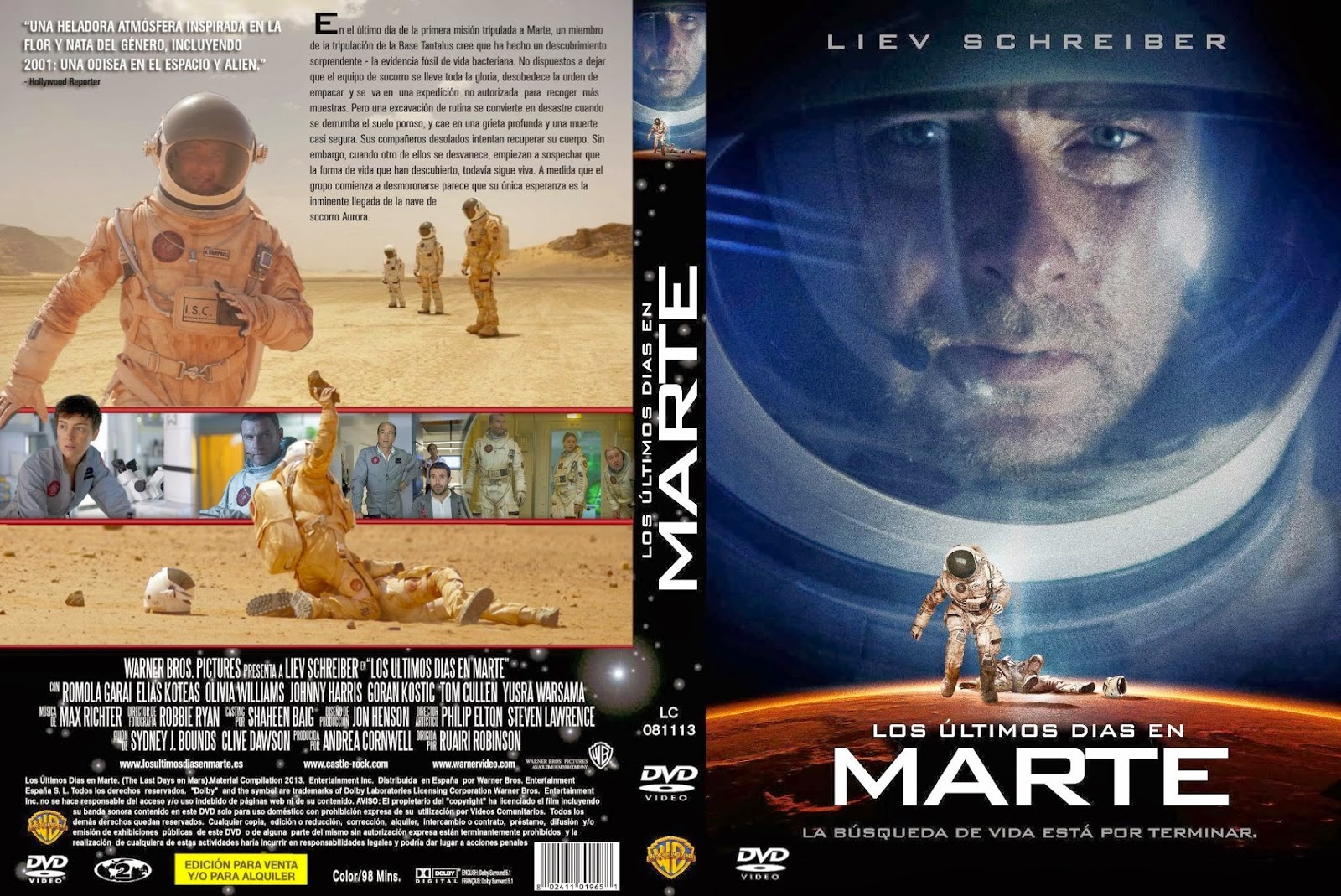 Distribution De The Last Days On Mars ELCINEENSUSMANOS: LOS ULTIMOS DIAS EN MARTE (TERROR)