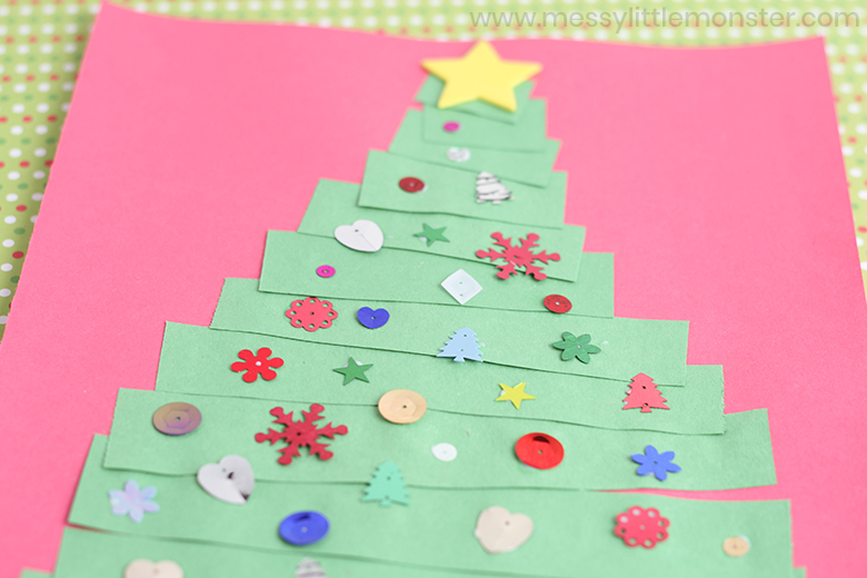 Christmas tree craft for toddlers