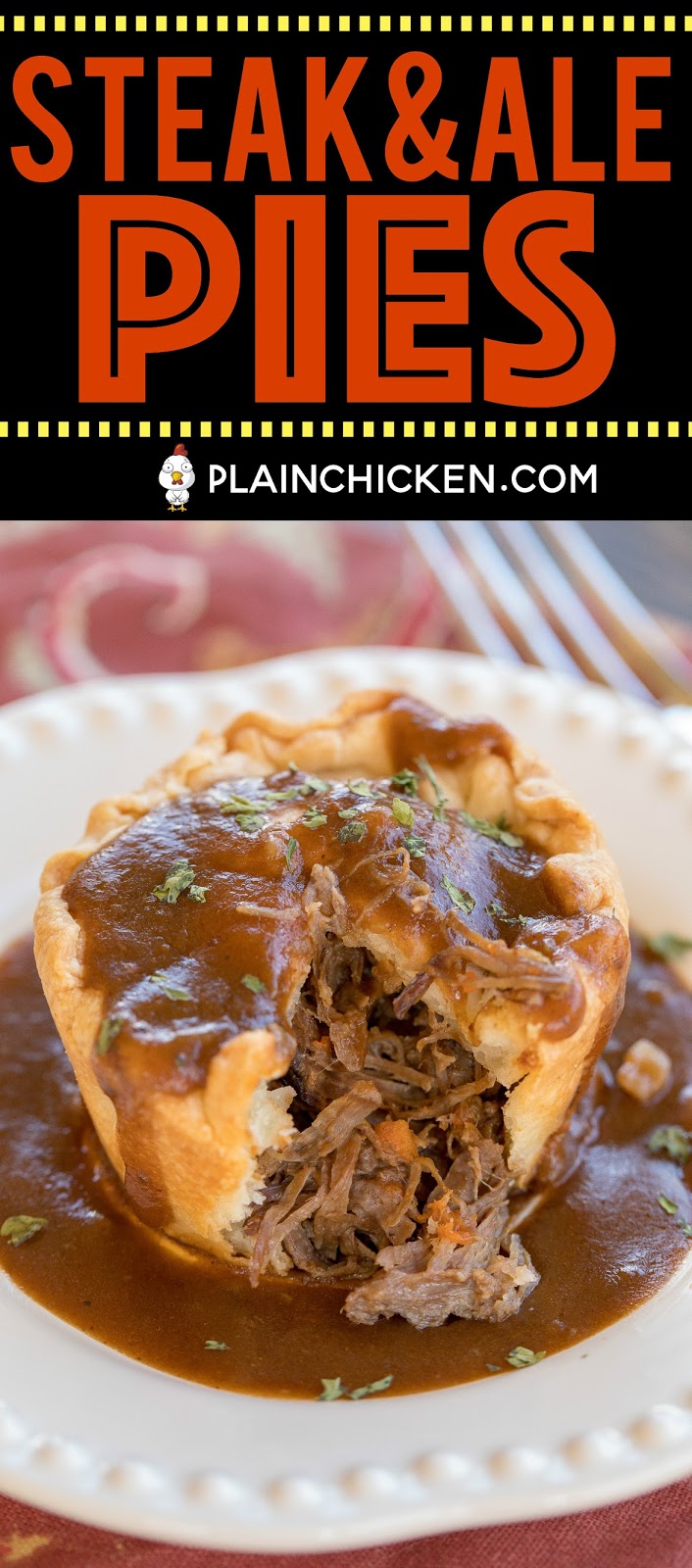 Steak & Ale Pies Plain Chicken