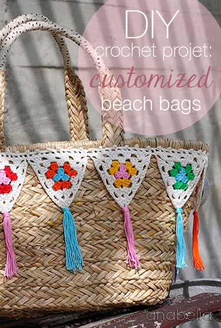 Customized beach bags by Anabelia Customized beach bags by Anabelia