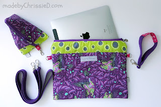 iPad Case and Cable Storage by www.madebyChrissieD.com