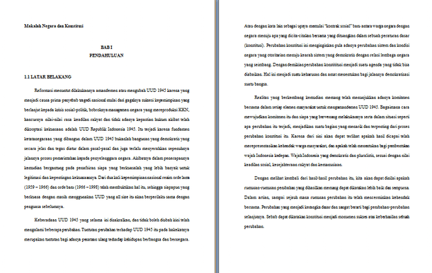 Download Contoh Makalah Negara Dan Konstitusi Gudang Makalah