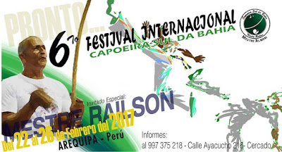 Festival de Caporeira Arequipa - del 22 al 26 de febrero