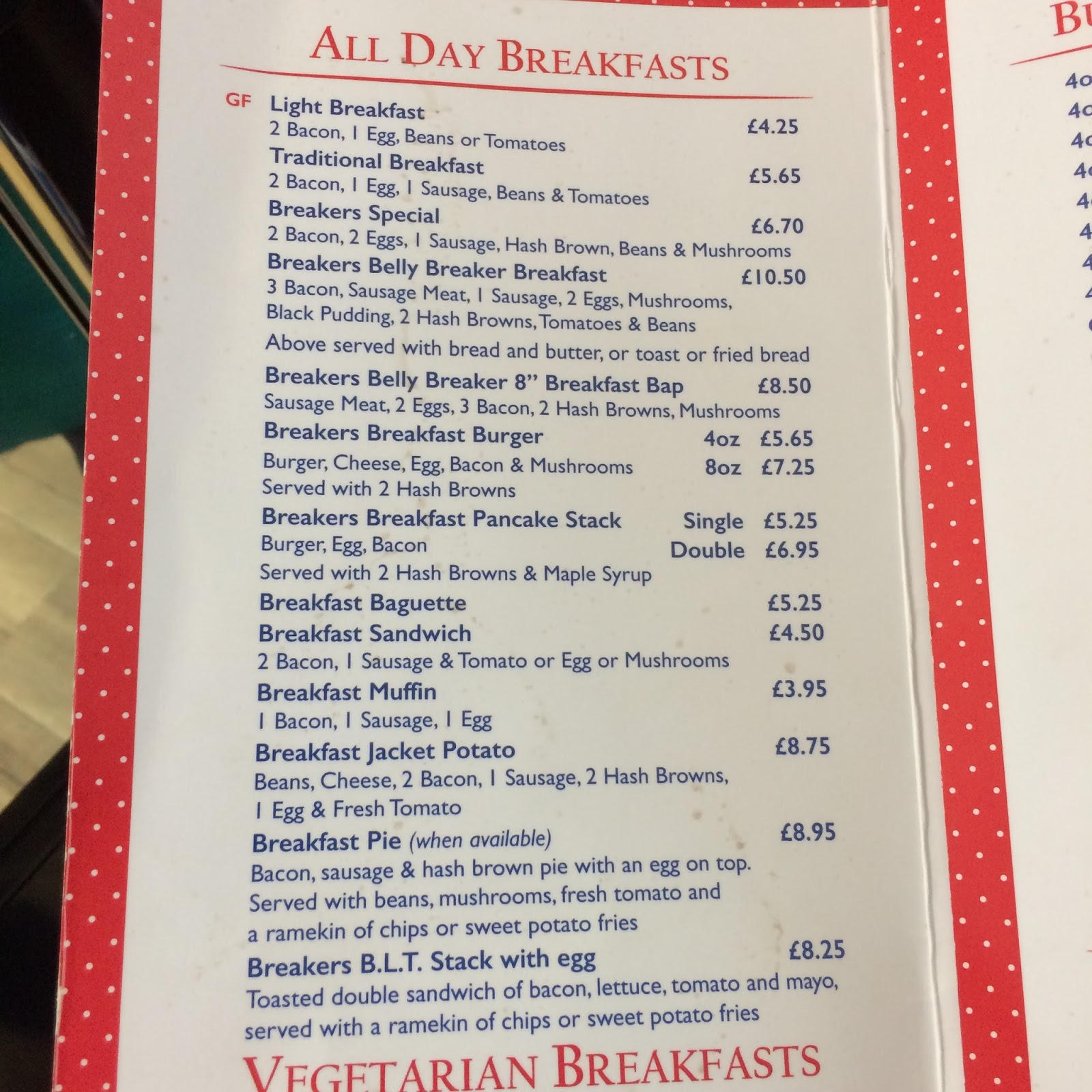 The Fry up Inspector Breakers Cromer