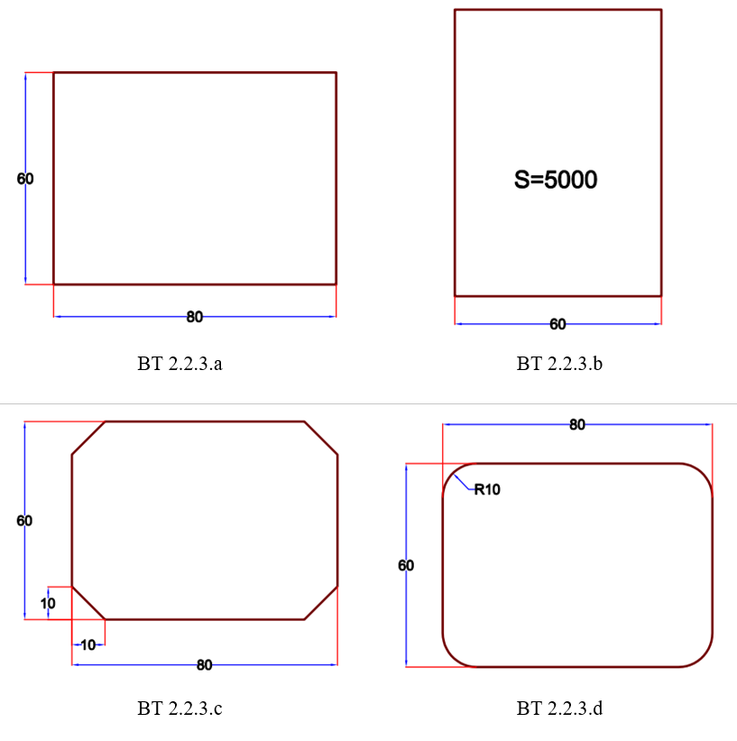 Lệnh vẽ hình chữ nhật trong CAD hướng dẫn và ví dụ cụ thể