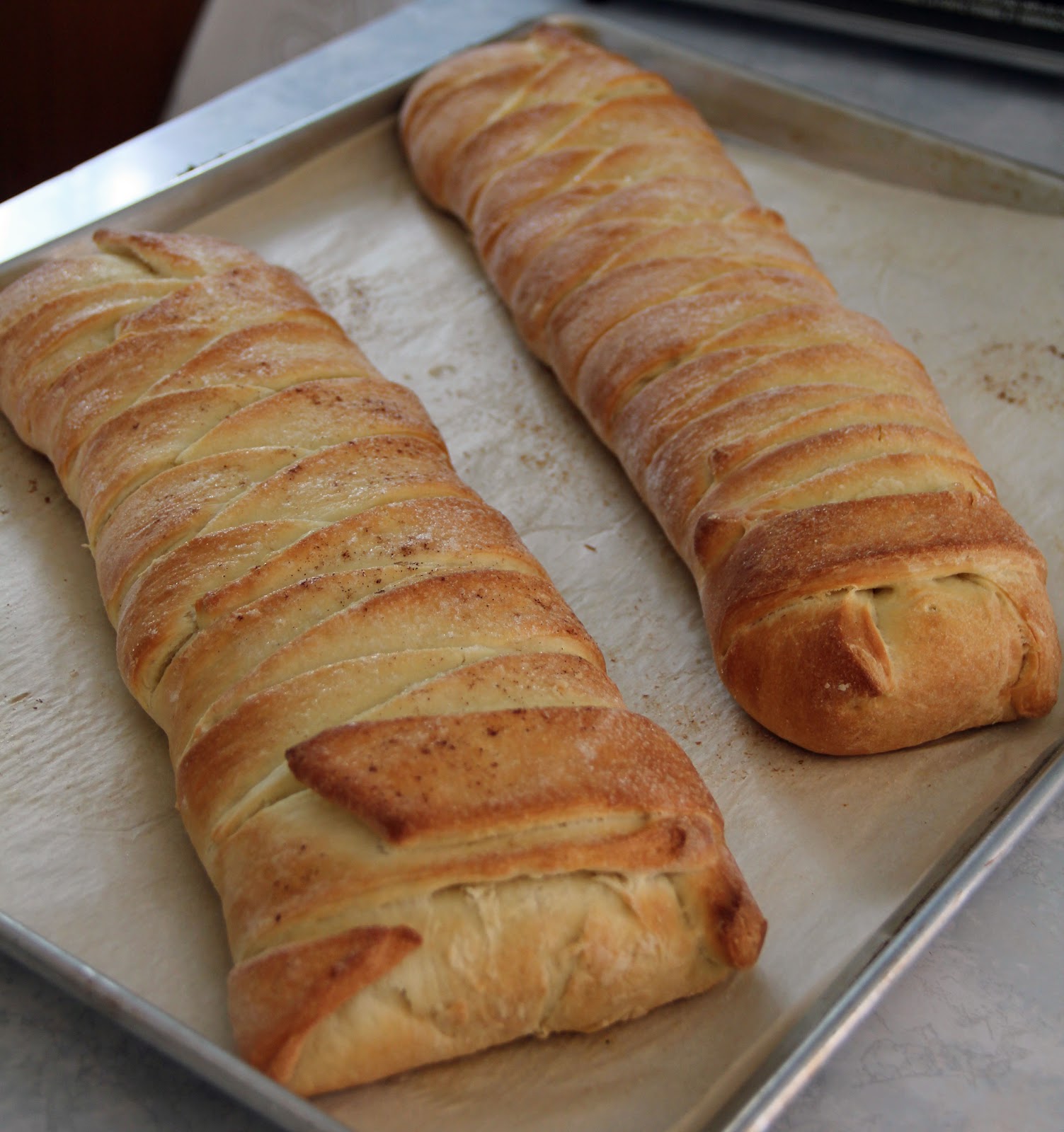Jo and Sue Apple Pie Bread Braid & Strawberry Cream Cheese Braid