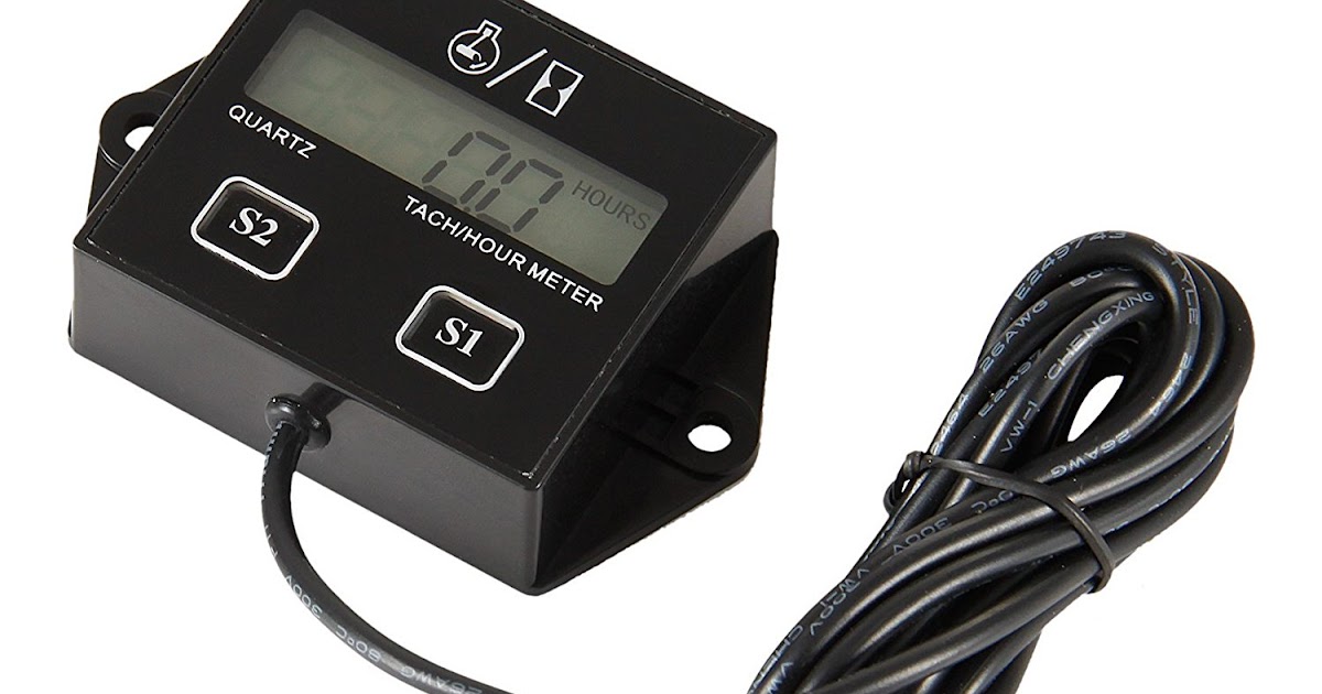 Tachometer For Lawn Mower Engines Hour Meter Tach Tachometer
