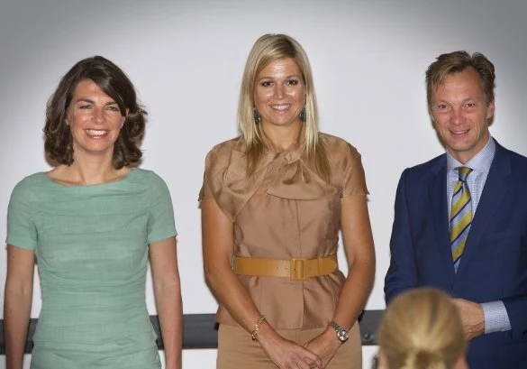 Crown Princess Maxima of The Netherlands attend the conference 'The digital age', a golden age for citizens organized by Spark Optimus