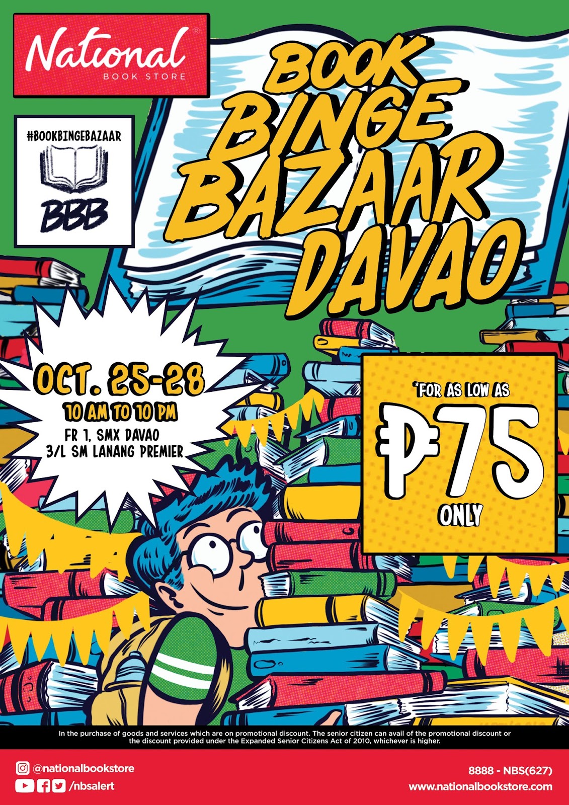 Davao, Get Ready for National Book Store’s Book Binge Bazaar! Davao