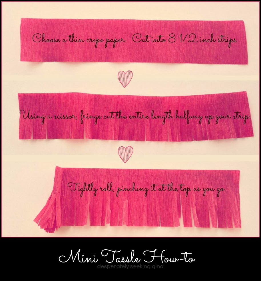 Crepe Paper Tassels Desperately Seeking Gina