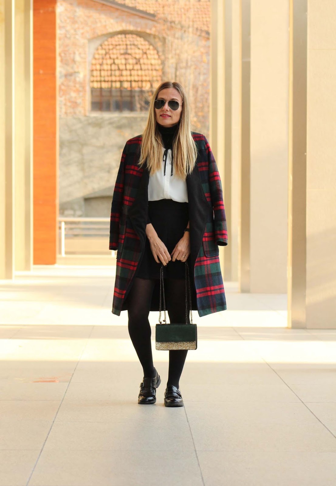 Eniwhere Fashion - office look - plaid coat