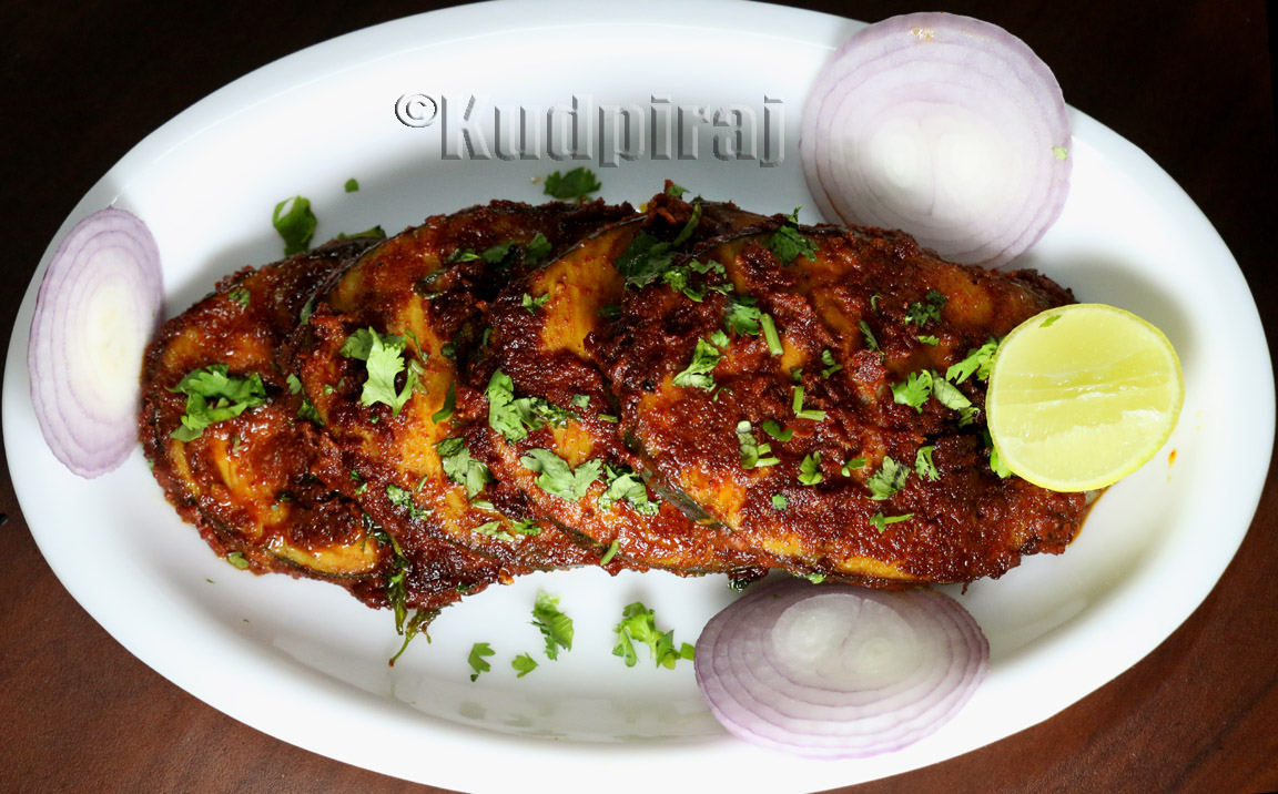 Kudpiraj's Garam Tawa Anjal Fish Tawa Masala Fried