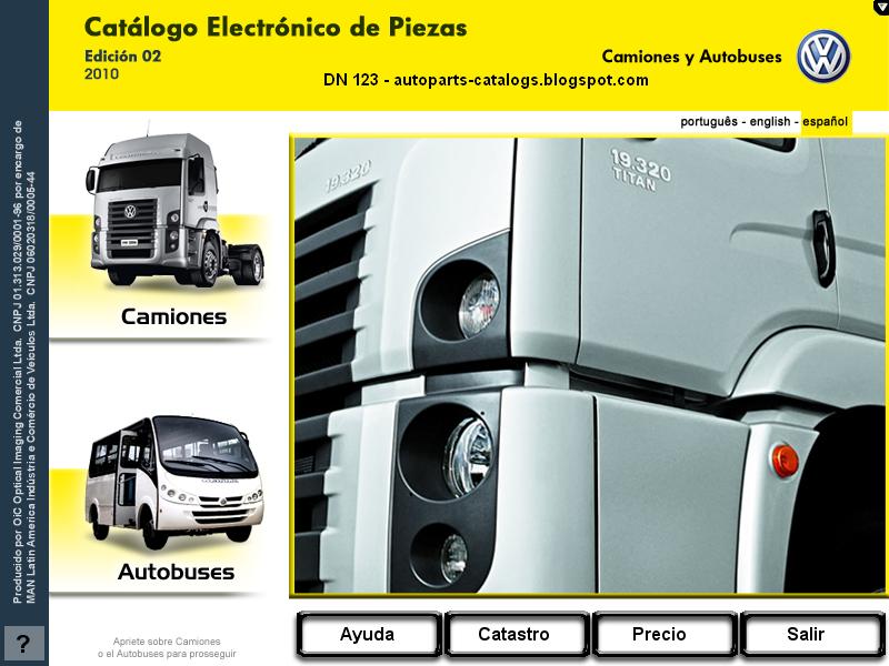 Volkswagen catalogs parts
