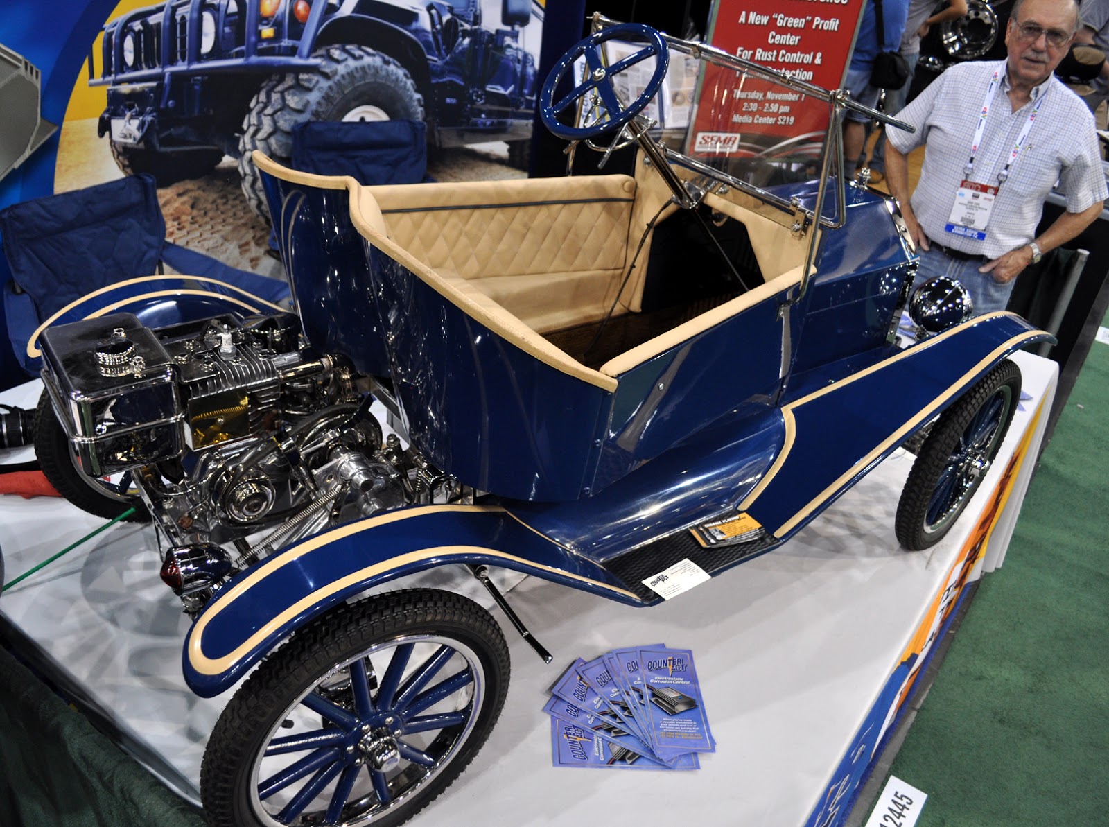 Just A Car Guy NICE kids motor cart from the early 1970's, made by the