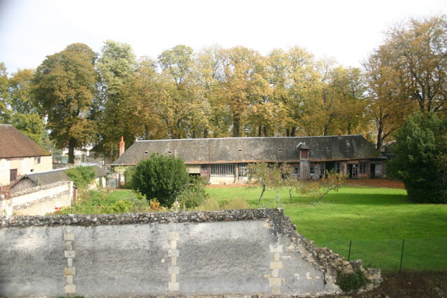 Old animal barns still in use at the Chateau de Valencay.