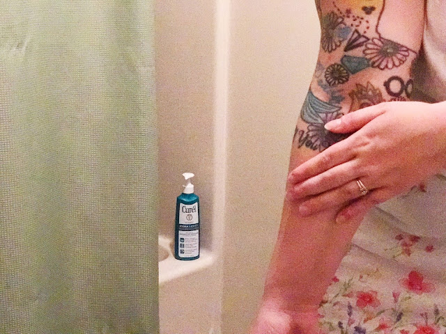 #cbias, #endyourdryskin, #wetskininbestskin, sponsored, Curel, tattoos