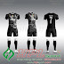 Mẫu áo câu lạc bộ tự thiết kế Juventus đen