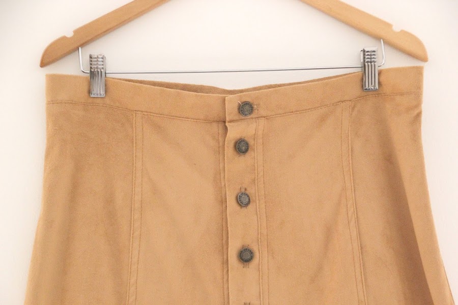 DIY Falda Ante Abotonada (patrones gratis y tutorial paso a paso)