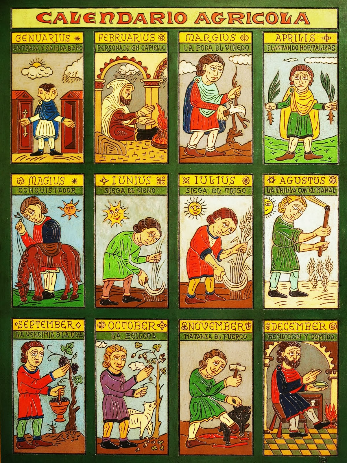 Calendario agrícola medieval