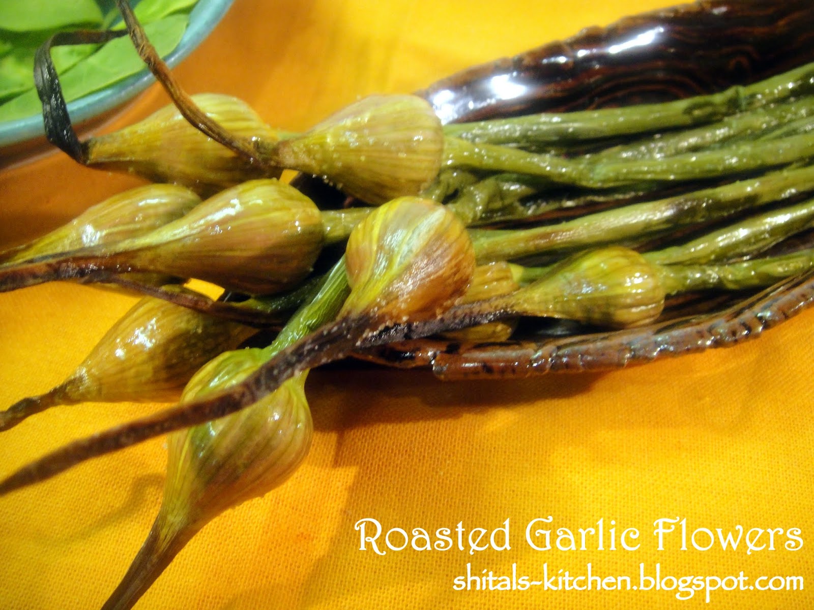 Shital'sKitchen Roasted Garlic Flowers