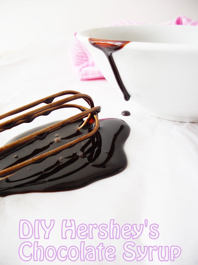 Homemade Hershey's Chocolate Syrup Recipe....step by step.