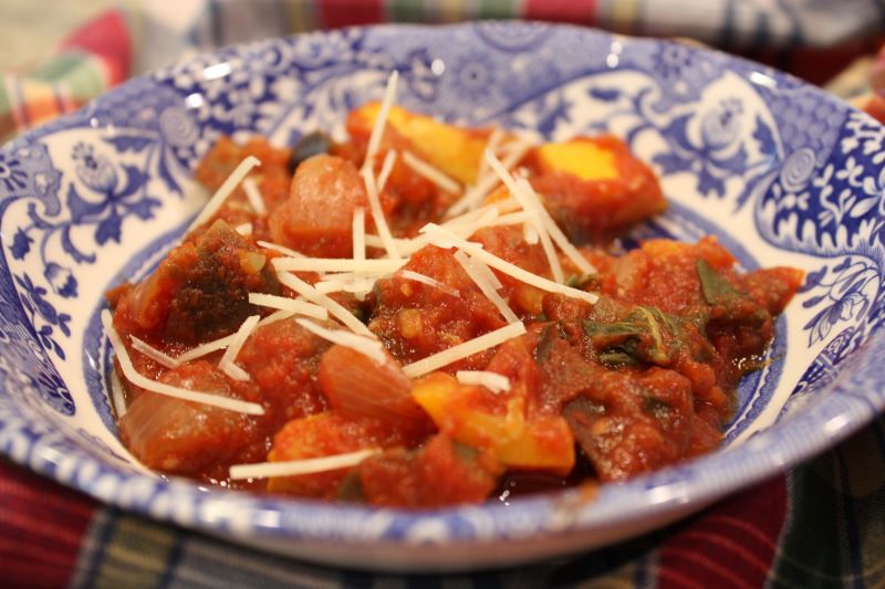 pass the peas, please back burner ratatouille