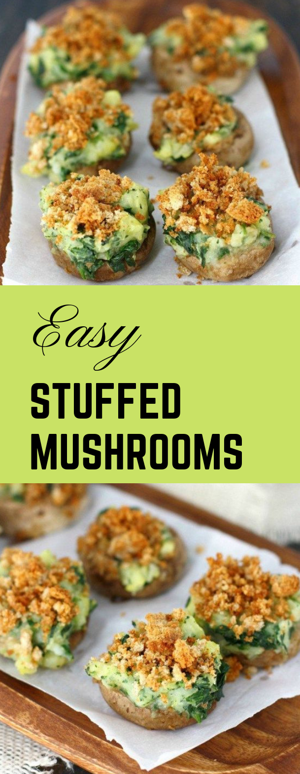 Vegan Stuffed Mushrooms #vegan #familyrecipe