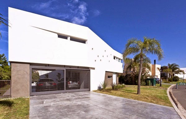 Facades of minimalist homes