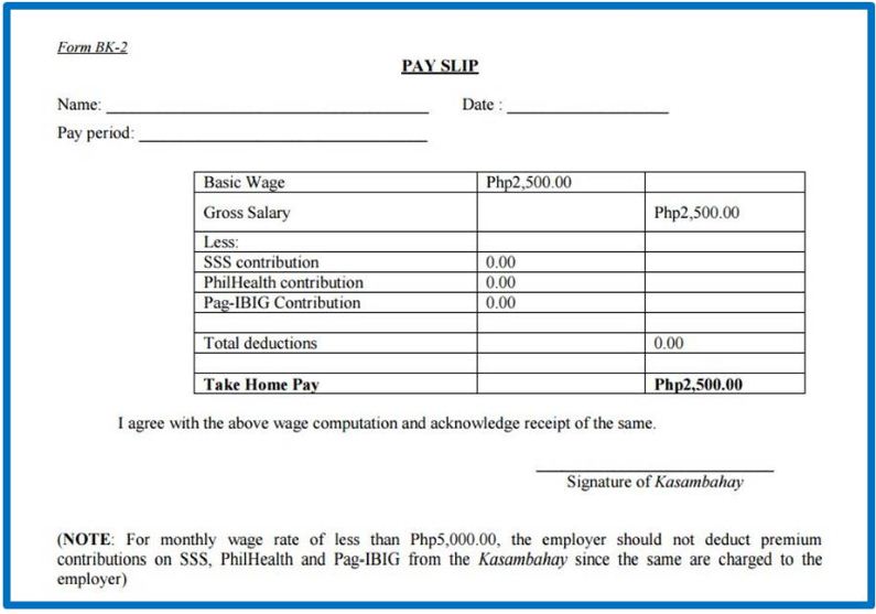 Free Payslip Template Philippines Free Printable Templates