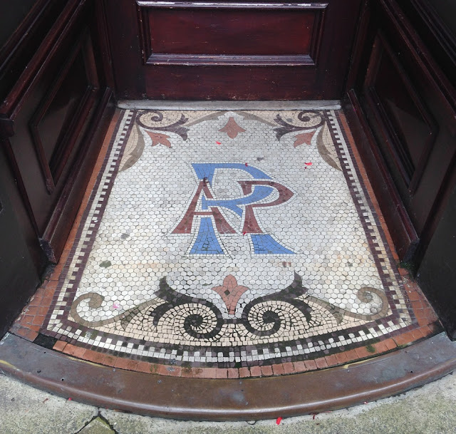 Doorway mosaic, St. Peter's Port, Guernsey