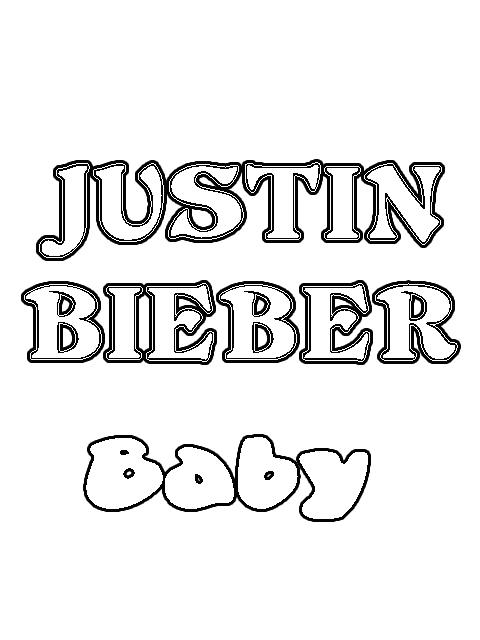 i love justin bieber coloring pages - photo #46
