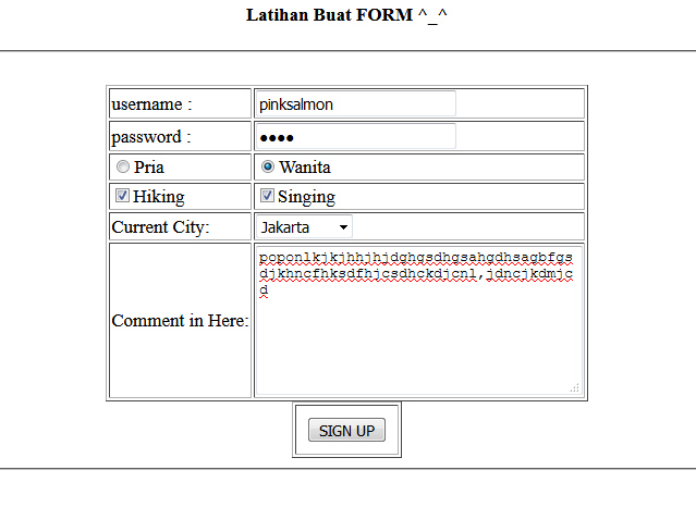 Membuat Form Sederhana Menggunakan HTML5