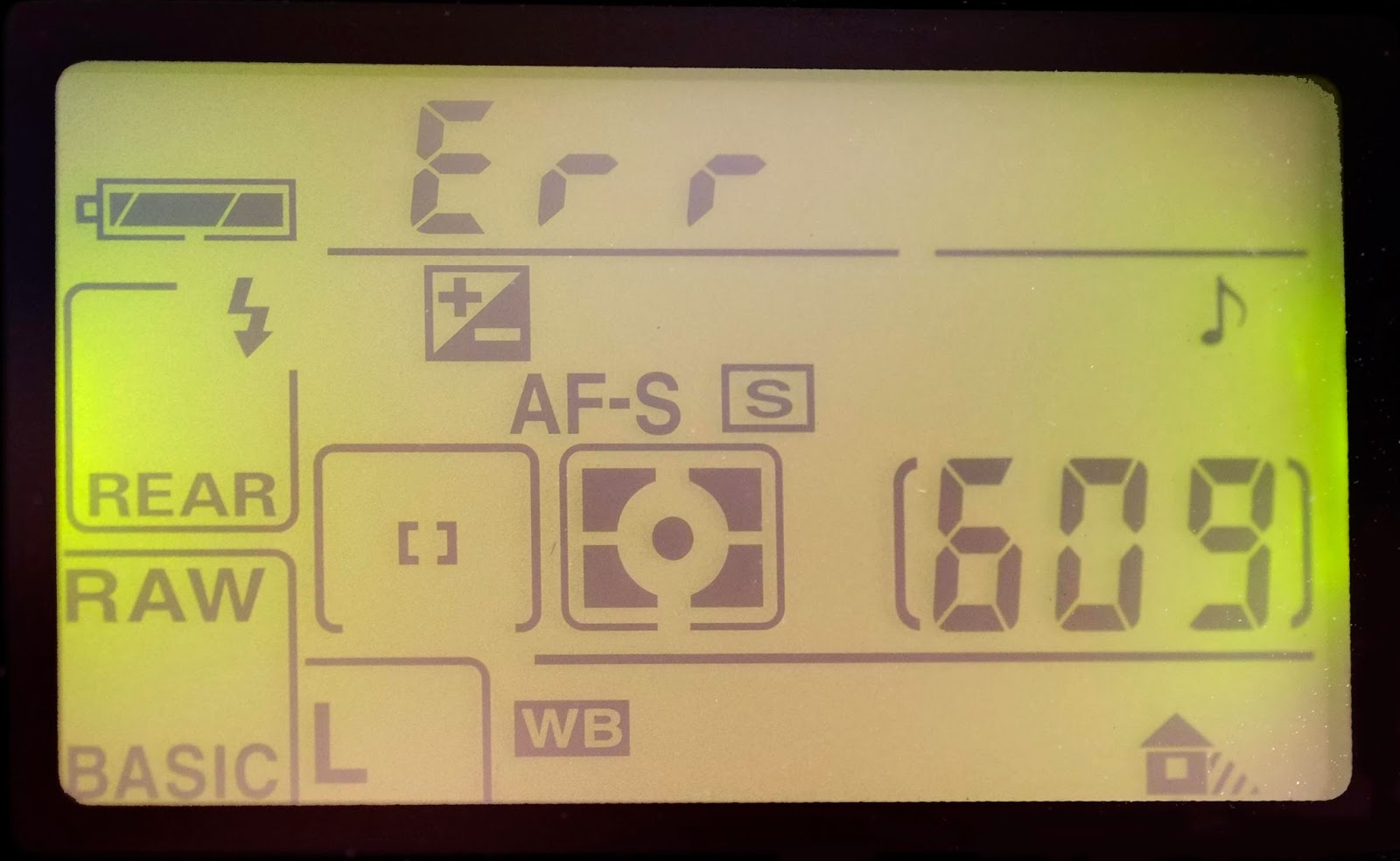 Tom Jung Photography: Error Messages: The Nikon D70