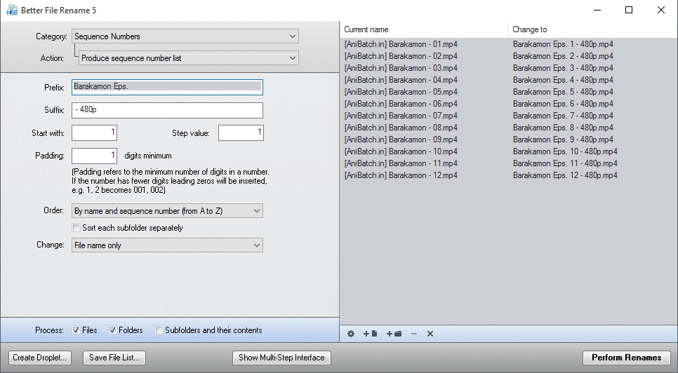 Rename c. Better file. rename file jn terminal.