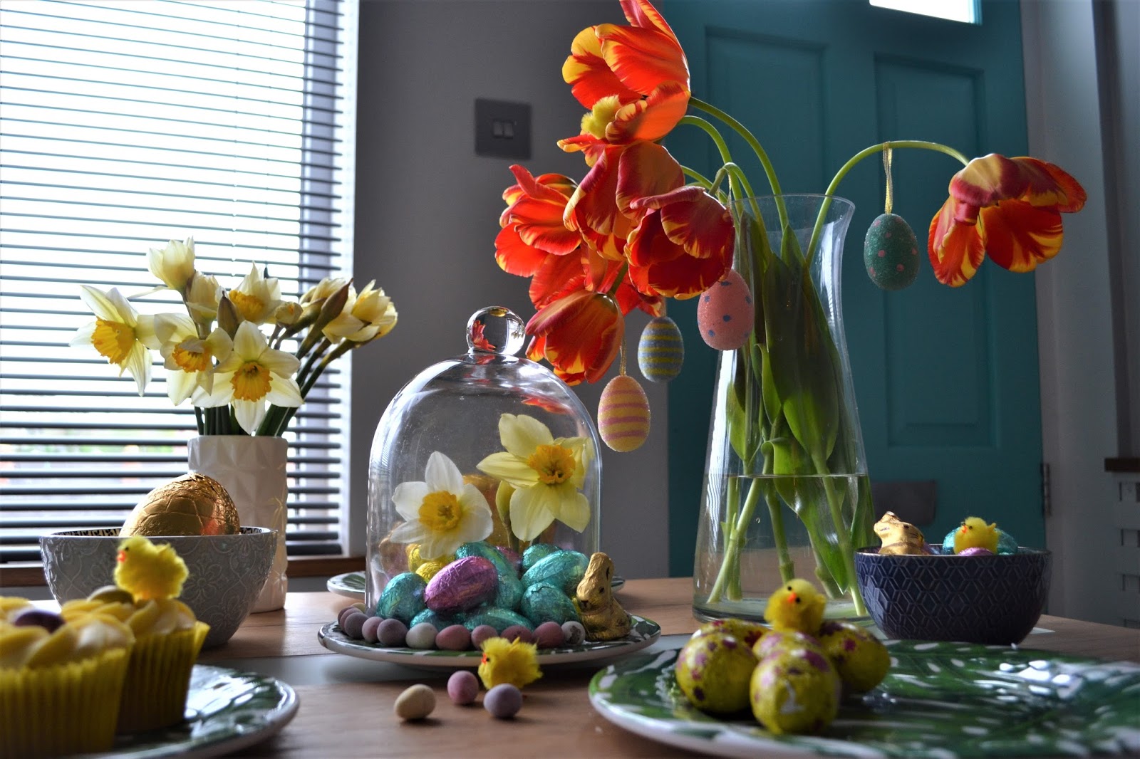 the turquoise door Easter table decorating with homesense and TK maxx