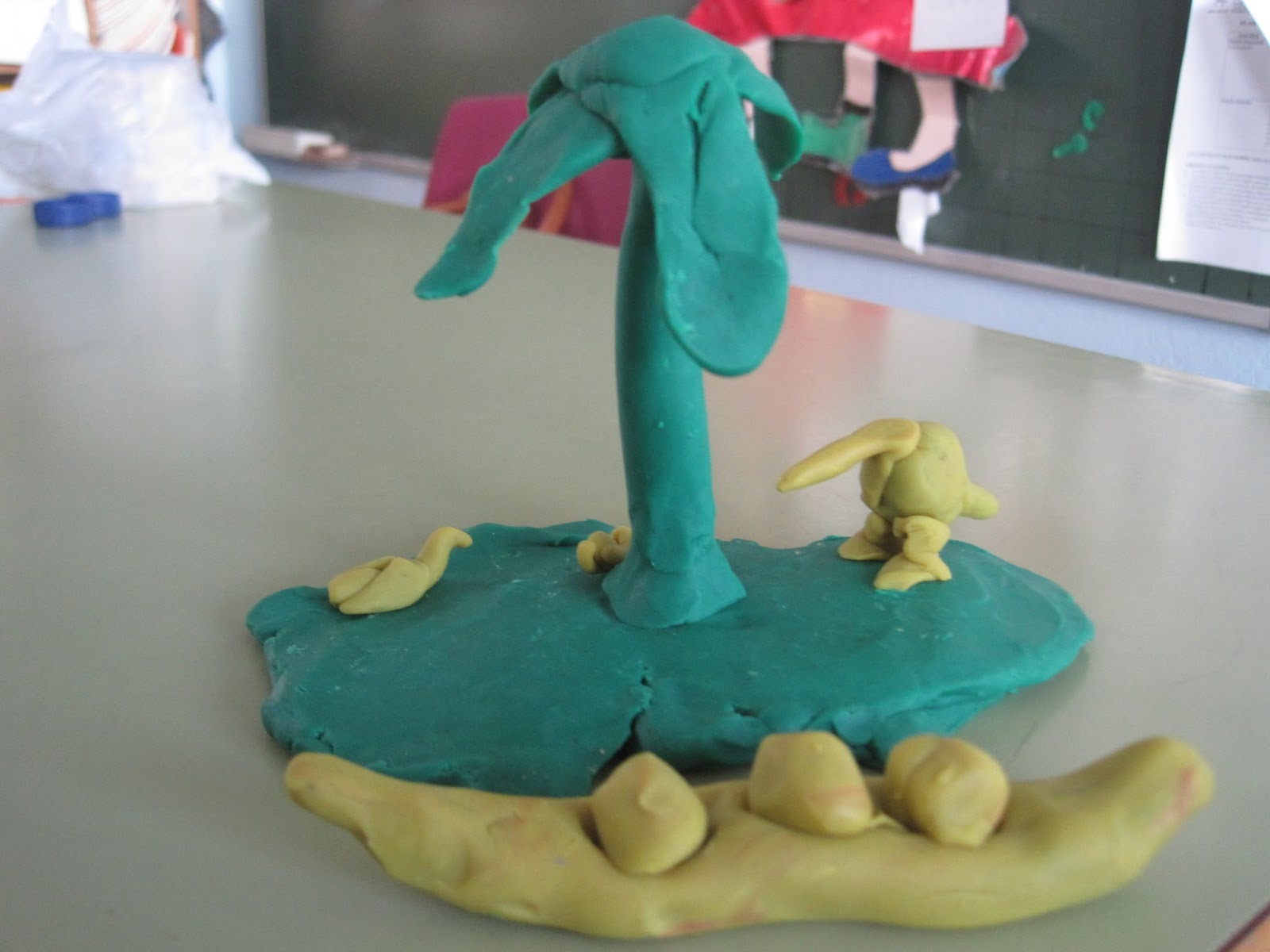 muñequitas de plastilina