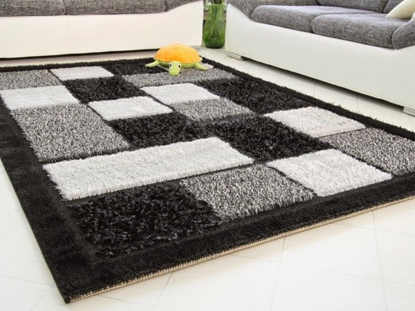 Carpet in black and white &#8211; wonderful ideas