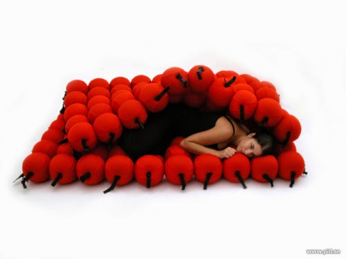 Innovative molecular bed cum sofa design